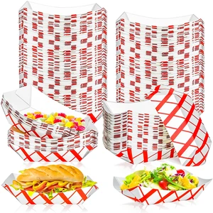 100 Pack 2Lb Paper Food Boat Trays Disposable Paper Boat Plate Containers, Kraft Food Serving Tray Boats Baskets Bowls for Snack Popcorn Dessert BBQ Hot Dog Sandwich Burger Taco Fries Nacho 100 Pack 2Lb Paper Food Boat Trays Disposable Paper Boat Plate Containers, Kraft Food Serving Tray Boats Baskets Bowls for Snack Popcorn Dessert BBQ Hot Dog Sandwich Burger Taco Fries Nacho