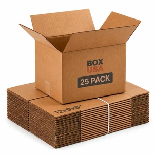 12 x 9 x 8 Corrugated Cardboard Boxes, Small 12"L x 9"W x 8"H, Pack of 25 | Shipping, Packaging, Moving, Storage for Home or Business, Strong Wholesale Bulk Boxes 12 x 9 x 8 Corrugated Cardboard Boxes, Small 12"L x 9"W x 8"H, Pack of 25 | Shipping, Packaging, Moving, Storage for Home or Business, Strong Wholesale Bulk Boxes