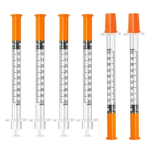 0.5ml 30G 5/16" (8mm) Lab Syrings, Individually Wrapped, Box of 100 0.5ml 30G 5/16" (8mm) Lab Syrings, Individually Wrapped, Box of 100