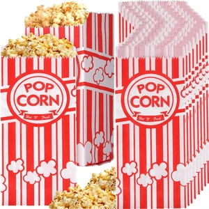 500 Pieces Paper Popcorn Bags, 1 oz Bags Individual Servings for Machine Maker Cart Supplies, Small Mini Pop Corn Bag Bulk Carnival Party 500 Pieces Paper Popcorn Bags, 1 oz Bags Individual Servings for Machine Maker Cart Supplies, Small Mini Pop Corn Bag Bulk Carnival Party