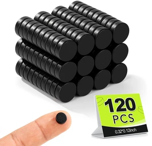 Small Magnets, 120Pack Black Refrigerator Magnet 8x3mm Rare Earth Magnets Neodymium Magnet for Crafts, Whiteboard, Kitchen Cabinet Small Magnets, 120Pack Black Refrigerator Magnet 8x3mm Rare Earth Magnets Neodymium Magnet for Crafts, Whiteboard, Kitchen Cabinet