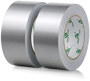 2 Pack Duct Tape Heavy Duty,9 Mil Thickness,2 Inches x 30 Yards,Strong Industrial Strength,Flexible,No Residue,Waterproof and Tear by Hand,Multi-Use for Indoor & Outdoor Repairs (Silver) 2 Pack Duct Tape Heavy Duty,9 Mil Thickness,2 Inches x 30 Yards,Strong Industrial Strength,Flexible,No Residue,Waterproof and Tear by Hand,Multi-Use for Indoor & Outdoor Repairs (Silver)