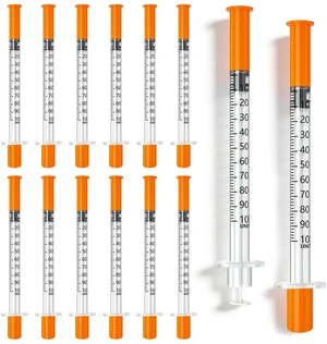 U-100 1ml/cc Syringe 31G 1/2", Pack of 25, Disposable Individual Package U-100 1ml/cc Syringe 31G 1/2", Pack of 25, Disposable Individual Package