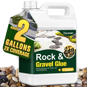 1 Gallon Rock Glue for Landscaping Strong Pea Gravel Binder & Stone Adhesive for Walkways, Yards, Patios, and Decorative Driveway Edges 1 Gallon Rock Glue for Landscaping Strong Pea Gravel Binder & Stone Adhesive for Walkways, Yards, Patios, and Decorative Driveway Edges
