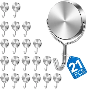 Magnetic Hooks for Cruise Cabins Essentials 2026 Door Magnets 80LBS 21 Pack Ship Walls Must Haves Classroom Strong Heavy Duty Metal Locker Decor magnet Decorations Fridge Organization Silver Magnetic Hooks for Cruise Cabins Essentials 2026 Door Magnets 80LBS 21 Pack Ship Walls Must Haves Classroom Strong Heavy Duty Metal Locker Decor magnet Decorations Fridge Organization Silver