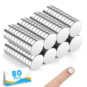 Small Magnets, 80 Pack Refrigerator Magnet 12x3mm Rare Earth Magnet 0.47 x 0.12 Inch Neodymium Magnets for Crafts, Whiteboard, Kitchen Cabinet Small Magnets, 80 Pack Refrigerator Magnet 12x3mm Rare Earth Magnet 0.47 x 0.12 Inch Neodymium Magnets for Crafts, Whiteboard, Kitchen Cabinet