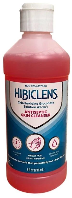 Antimicrobial and Antiseptic Soap and Skin Cleanser 8oz for Home and Hospital 4% CHG Antimicrobial and Antiseptic Soap and Skin Cleanser 8oz for Home and Hospital 4% CHG