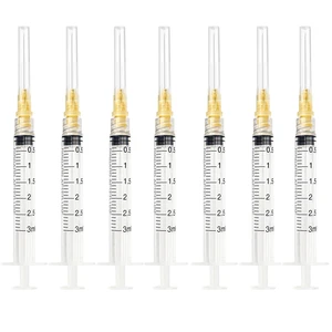 100pcs 3ml 25g 1.5 in Luer Lock Lab Supplies,Dispensing Liquids Individually Wrapped,Long 100pcs 3ml 25g 1.5 in Luer Lock Lab Supplies,Dispensing Liquids Individually Wrapped,Long