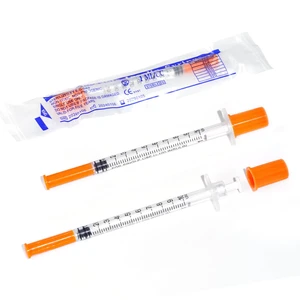 100pack 1cc Syringes with 32G 5/16 Inch-8mm U-100 Accurate Measuring for Liquid Individually Sealed Packaging 100pack 1cc Syringes with 32G 5/16 Inch-8mm U-100 Accurate Measuring for Liquid Individually Sealed Packaging