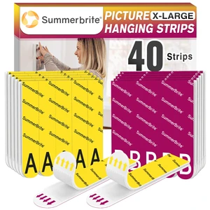 Picture Hanging Strips Heavy Duty XL 20 Pairs Damage Free Hanging Picture Hangers, Removable Hook and Loop Wall Strips, Frame Stickers No Nails for Home Decor Wall Posters Picture Hanging Strips Heavy Duty XL 20 Pairs Damage Free Hanging Picture Hangers, Removable Hook and Loop Wall Strips, Frame Stickers No Nails for Home Decor Wall Posters