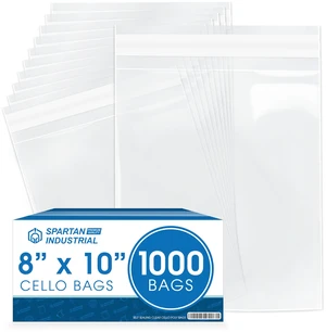 8x10 Self-Sealing Cellophane Bags (1000 Count) Clear Resealable Cello Bags for Art Prints, Photos, Stickers, Cookies, and Crafts - Resealable Adhesive Flap, Reinforced Sides 8x10 Self-Sealing Cellophane Bags (1000 Count) Clear Resealable Cello Bags for Art Prints, Photos, Stickers, Cookies, and Crafts - Resealable Adhesive Flap, Reinforced Sides