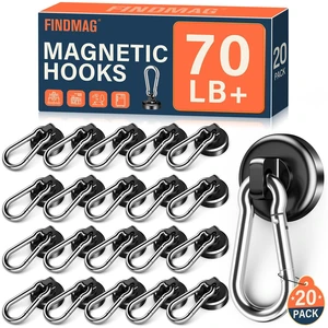 Magnetic Hooks for Cruise Cabins, 20 Pack Magnetic Hook, 70 LBS Magnetic Hooks for Hanging, Magnet with Hook for Kitchen, Office, Home, School, Black Magnetic Hooks for Cruise Cabins, 20 Pack Magnetic Hook, 70 LBS Magnetic Hooks for Hanging, Magnet with Hook for Kitchen, Office, Home, School, Black
