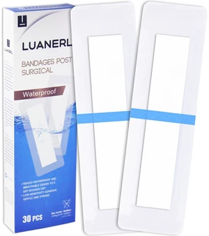 30 Pack 4"x14" Waterproof Adhesive Island Dressing for Post-Surgery Recovery | Sterile Bordered Gauze Bandages with Non-Stick Pad for Knee/Hip Replacement, Surgical Incision Care & Shower Protection 30 Pack 4"x14" Waterproof Adhesive Island Dressing for Post-Surgery Recovery | Sterile Bordered Gauze Bandages with Non-Stick Pad for Knee/Hip Replacement, Surgical Incision Care & Shower Protection