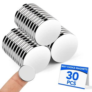 30 Pack Rare Earth Neodymium Magnets, 20x2mm Silver, Round, Nickel Silver, Refrigerator, Whiteboard, Kitchen Cabinet Magnets 30 Pack Rare Earth Neodymium Magnets, 20x2mm Silver, Round, Nickel Silver, Refrigerator, Whiteboard, Kitchen Cabinet Magnets