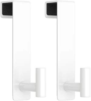 Over Door Hooks, Metal Hooks Organizer for Hanging, Over The Door Storage Rack for Robe,Towel Holder for Clothes (White, T Shape 2 Pack, Fits 1-3/4'' Thick) Over Door Hooks, Metal Hooks Organizer for Hanging, Over The Door Storage Rack for Robe,Towel Holder for Clothes (White, T Shape 2 Pack, Fits 1-3/4'' Thick)