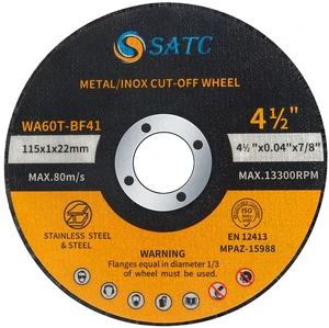 100 PCS Cut Off Wheel 4.5" x.040 x7/8" Angle Grinder Cutting Disc Ultra Thin Metal & Stainless Steel 100 PCS Cut Off Wheel 4.5" x.040 x7/8" Angle Grinder Cutting Disc Ultra Thin Metal & Stainless Steel