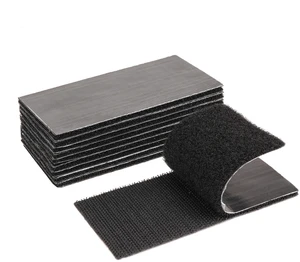2x4 inch Strong Adhesive Hook and Loop Tape - Sticky-Backed Adhesive Fasteners, Suitable for Home Organization, Carpet Fixation, Sofa Cushion Fixation and DIY Crafts (Black, 2 in x 4 in, 10 Pairs) 2x4 inch Strong Adhesive Hook and Loop Tape - Sticky-Backed Adhesive Fasteners, Suitable for Home Organization, Carpet Fixation, Sofa Cushion Fixation and DIY Crafts (Black, 2 in x 4 in, 10 Pairs)