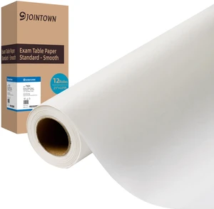 Exam Table Paper - New Upgrade Barrier Protection, 21" x 225ft, Smooth White Case of 12 Rolls - Hygienic, Disposable, and Reliable Medical Table Paper Supplies Exam Table Paper - New Upgrade Barrier Protection, 21" x 225ft, Smooth White Case of 12 Rolls - Hygienic, Disposable, and Reliable Medical Table Paper Supplies