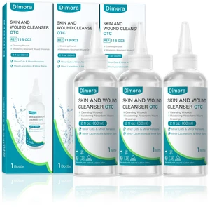 Wound Cleanser Wash Solution Travel Size 60mL 3 Packs Wound Cleanser Wash Solution Travel Size 60mL 3 Packs
