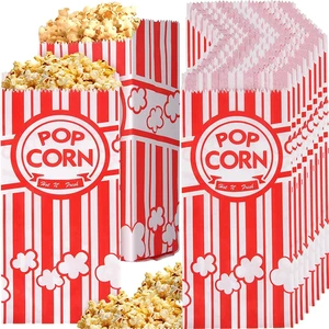 200 Pieces Paper Popcorn Bags, 1 oz Bags Individual Servings for Machine Maker Cart Supplies, Small Mini Pop Corn Bag Bulk Carnival Party 200 Pieces Paper Popcorn Bags, 1 oz Bags Individual Servings for Machine Maker Cart Supplies, Small Mini Pop Corn Bag Bulk Carnival Party