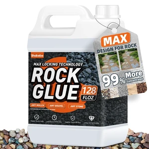 Rock Glue,1 Gallon 99% Stronger Bond Gravel Binder for Pea Gravel, Pebble&Stone-Stop Shifting, Reduce Mess, Strong Hold for Yards, Patios, Garden Walkways, Pet Safe Mulch Bond for Landscaping Rock Glue,1 Gallon 99% Stronger Bond Gravel Binder for Pea Gravel, Pebble&Stone-Stop Shifting, Reduce Mess, Strong Hold for Yards, Patios, Garden Walkways, Pet Safe Mulch Bond for Landscaping