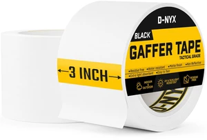 Gaffer Tape 3 Inch x 2 Pack White Gaff Tape, Heavy Duty No Residue Gaffers Tape, Matte Finish, Non-Reflective, Multipurpose Real Professional Grade White Gaffer Tape Waterproof Gaffer Tape 3 Inch x 2 Pack White Gaff Tape, Heavy Duty No Residue Gaffers Tape, Matte Finish, Non-Reflective, Multipurpose Real Professional Grade White Gaffer Tape Waterproof