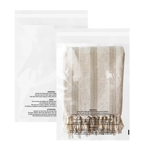 1000 Count 9x12 Inch Self Seal Clear Poly Bags with Suffocation Warning for Packaging Clothing, T Shirts, Decorative Wrappers and More with Permanent Adhesive(1.5mil) 1000 Count 9x12 Inch Self Seal Clear Poly Bags with Suffocation Warning for Packaging Clothing, T Shirts, Decorative Wrappers and More with Permanent Adhesive(1.5mil)