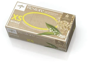 Restore Nitrile Exam Gloves, 250 Count, X-Small, Powder Free, Disposable, Colloidal Oatmeal to Soothe Hands, Strong, Tear Resistant for Medical Tasks, Household Chores and More Restore Nitrile Exam Gloves, 250 Count, X-Small, Powder Free, Disposable, Colloidal Oatmeal to Soothe Hands, Strong, Tear Resistant for Medical Tasks, Household Chores and More