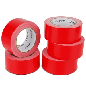 5-Pack Red Heavy Duty Duct Tape, 2 inches x 30 Yards, Strong, Flexible, No Residue, All-Weather and Tear by Hand - Bulk Value for Repairs, Industrial, Professional Use 5-Pack Red Heavy Duty Duct Tape, 2 inches x 30 Yards, Strong, Flexible, No Residue, All-Weather and Tear by Hand - Bulk Value for Repairs, Industrial, Professional Use