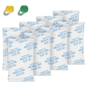 Silica Gel Packets 50 Gram 35 Packs Desiccant Packs, Moisture Absorbers for Food Storage with Color Indicating, Food Grade Silica Packets for Foods, Seeds, 3D Filaments, Electronics, Safes Silica Gel Packets 50 Gram 35 Packs Desiccant Packs, Moisture Absorbers for Food Storage with Color Indicating, Food Grade Silica Packets for Foods, Seeds, 3D Filaments, Electronics, Safes