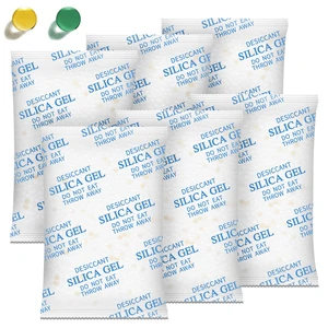 Moisture Absorbers 100 Gram 16 Packs Silica Gel Packets Food Grade Silica Packets with Color Indicating, Premium Desiccant Packs for Food, Electronics, Closet, Jewelry and Safe Storage Moisture Absorbers 100 Gram 16 Packs Silica Gel Packets Food Grade Silica Packets with Color Indicating, Premium Desiccant Packs for Food, Electronics, Closet, Jewelry and Safe Storage