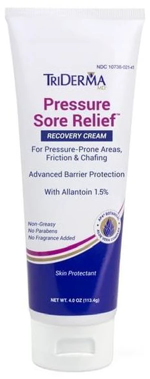 MD Pressure Sore Relief Healing Cream for Bed Sores, Pressure Sores, Wound Healing, Chafed Skin and Hard-to-Heal Skin Sores with Calendula and AP4 Aloe Vera Gel, 4 oz Tube MD Pressure Sore Relief Healing Cream for Bed Sores, Pressure Sores, Wound Healing, Chafed Skin and Hard-to-Heal Skin Sores with Calendula and AP4 Aloe Vera Gel, 4 oz Tube