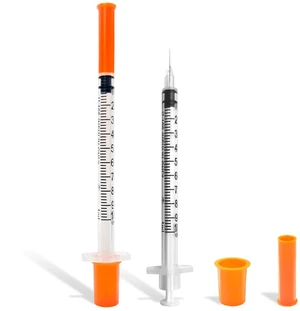 100 Pack U-100 1ml Syringes with Needle, 31G 5/16" 8mm 1cc Syringe Disposable Individual Package, High-Quality, Leak-Proof, Precise Scale Markings 100 Pack U-100 1ml Syringes with Needle, 31G 5/16" 8mm 1cc Syringe Disposable Individual Package, High-Quality, Leak-Proof, Precise Scale Markings