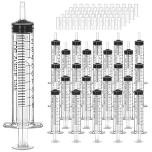 100 Pack 10 ml syringe, Versatile 10ml oral syringes, Perfect syringe for jello shots, Lab Use, Pet Feeding, Liquid Measuring & Refilling, Needle-Free Plastic Syringe 100 Pack 10 ml syringe, Versatile 10ml oral syringes, Perfect syringe for jello shots, Lab Use, Pet Feeding, Liquid Measuring & Refilling, Needle-Free Plastic Syringe