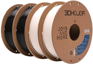 PLA Filament 1.75mm,3D Printer Filament 1kg*4 Bundle Cardboard Spool, Fit Most FDM 3D Printer,Dimensional Accuracy +/- 0.03 mm,Vacuum Packaging-Black+White 4Pack PLA Filament 1.75mm,3D Printer Filament 1kg*4 Bundle Cardboard Spool, Fit Most FDM 3D Printer,Dimensional Accuracy +/- 0.03 mm,Vacuum Packaging-Black+White 4Pack