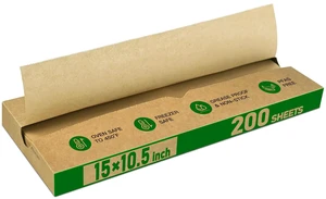 Precut POP UP Deli Paper Sheet, 200 Pack, 15" x 10.5", Kraft Interfolded Heavy Paper, Waterproof & Grease-Resistant, for Food Wrap and Serving Precut POP UP Deli Paper Sheet, 200 Pack, 15" x 10.5", Kraft Interfolded Heavy Paper, Waterproof & Grease-Resistant, for Food Wrap and Serving