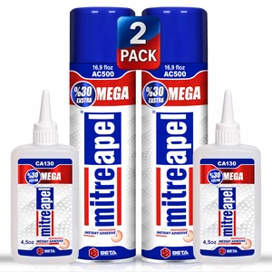 CA Glue with Activator (2x4.5 oz-2x16.9 floz)Instant Bond Professional Cyanoacrylate Adhesive and Super Glue Accelerator for Woodworking,Ceramic, 3D Printing,Glass, DIY&Craft,Plastic,Repair CA Glue with Activator (2x4.5 oz-2x16.9 floz)Instant Bond Professional Cyanoacrylate Adhesive and Super Glue Accelerator for Woodworking,Ceramic, 3D Printing,Glass, DIY&Craft,Plastic,Repair