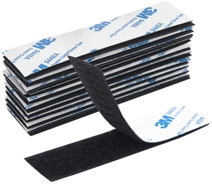 Hook and Loop Tape 1in x 4in 10 Pairs, Slef Adhesive Interlocking Strip, Mounting Tape Heavy Duty Adhesion, Picture Hanging Strips Hook and Loop Tape 1in x 4in 10 Pairs, Slef Adhesive Interlocking Strip, Mounting Tape Heavy Duty Adhesion, Picture Hanging Strips