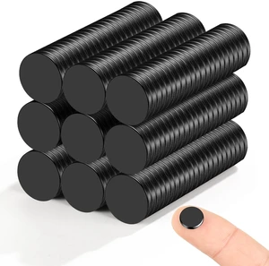 200Pcs Small 10x2mm Black Strong Neodymium Magnets Round Tiny Rare Earth Mini Neodymium Magnets for Fridge, DIY, Whiteboard, Crafts, Office 200Pcs Small 10x2mm Black Strong Neodymium Magnets Round Tiny Rare Earth Mini Neodymium Magnets for Fridge, DIY, Whiteboard, Crafts, Office