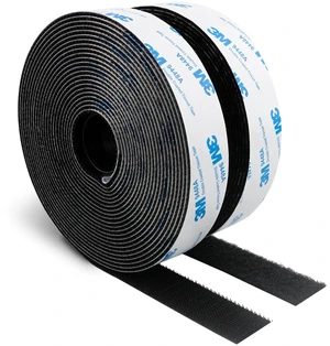 3M Hook and Loop Self Adhesive Tape 1" x 20Ft 9448A Sticky Back Black Interlocking Nylon Fabric Fastener Heavy Duty Adhesion Strip Tape 3M Hook and Loop Self Adhesive Tape 1" x 20Ft 9448A Sticky Back Black Interlocking Nylon Fabric Fastener Heavy Duty Adhesion Strip Tape