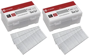 18 Gauge Brad Nails, 12000 Counts 1-3/4-inch 18 GA Brad Nails, Galvanized Nails for Nail Gun, Finishing Nail Gun Nails for Pneumatic, Electric Brad Nailer Gun 18 Gauge Brad Nails, 12000 Counts 1-3/4-inch 18 GA Brad Nails, Galvanized Nails for Nail Gun, Finishing Nail Gun Nails for Pneumatic, Electric Brad Nailer Gun