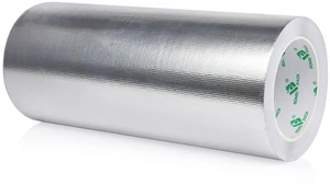 Adhesive Aluminum Foil Heat Shield Tape 10inch x 66ft Barrier, Fiberglass Thermal Insulation Reflective Material High Temp Protectionn,1 Pack Adhesive Aluminum Foil Heat Shield Tape 10inch x 66ft Barrier, Fiberglass Thermal Insulation Reflective Material High Temp Protectionn,1 Pack