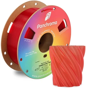 Panchroma Translucent PLA Filament 1.75mm, 1kg, Red Neatly Wound, Semi Transparent PLA, Easy Print & Smooth Feeding, Compatible with Bambu Lab & Most 3D Printers Panchroma Translucent PLA Filament 1.75mm, 1kg, Red Neatly Wound, Semi Transparent PLA, Easy Print & Smooth Feeding, Compatible with Bambu Lab & Most 3D Printers