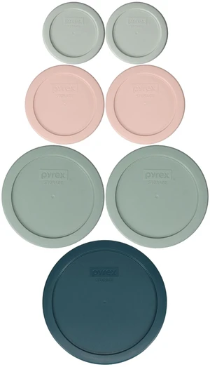 7-Pc Modern Day Themed Food Storage Replacement Lids - Made in USA (1-Cup) White Mint | (2-Cup) Rosewater Pink | (4-Cup) Tranquil Green | (6/7-Cup) Tarragon Green | Meal Prep | Covers 7-Pc Modern Day Themed Food Storage Replacement Lids - Made in USA (1-Cup) White Mint | (2-Cup) Rosewater Pink | (4-Cup) Tranquil Green | (6/7-Cup) Tarragon Green | Meal Prep | Covers