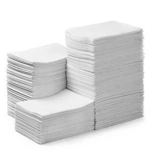 250 Pack Dental Bibs, White Dental Bibs Disposable 3 Ply Tattoo Bib Waterproof, 13" x 18" Table Covers, 2 Packs of 125 250 Pack Dental Bibs, White Dental Bibs Disposable 3 Ply Tattoo Bib Waterproof, 13" x 18" Table Covers, 2 Packs of 125