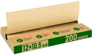 Precut POP UP Deli Paper Sheet, 200 Pack, 12" x 10.5", Kraft Interfolded Heavy Paper, Waterproof & Grease-Resistant, for Food Wrap and Serving Precut POP UP Deli Paper Sheet, 200 Pack, 12" x 10.5", Kraft Interfolded Heavy Paper, Waterproof & Grease-Resistant, for Food Wrap and Serving
