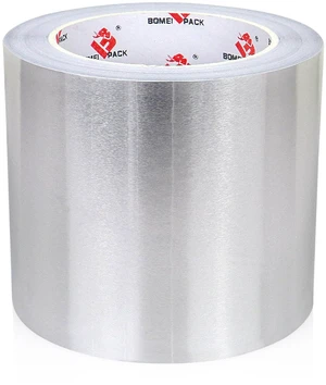 Aluminum Foil Tape,Heavy Duty Metal Foil Tape,High Temperature Silver Duct Tape,Perfect for Sealing & Patching,HVAC,Air Ducts,Insulation and Metal Repair (4 Inch) Aluminum Foil Tape,Heavy Duty Metal Foil Tape,High Temperature Silver Duct Tape,Perfect for Sealing & Patching,HVAC,Air Ducts,Insulation and Metal Repair (4 Inch)