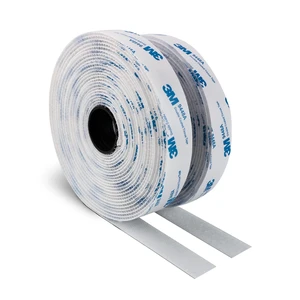 3M Hook and Loop Self Adhesive Tape 3/4" x 20Ft 9448A Sticky Back White Interlocking Nylon Fabric Fastener Heavy Duty Adhesion Strip Tape 3M Hook and Loop Self Adhesive Tape 3/4" x 20Ft 9448A Sticky Back White Interlocking Nylon Fabric Fastener Heavy Duty Adhesion Strip Tape