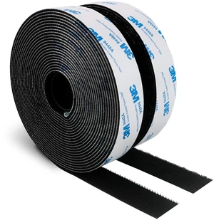 3M Hook and Loop Self Adhesive Tape 3/4" x 20Ft 9448A Sticky Back Black Interlocking Nylon Fabric Fastener Heavy Duty Adhesion Strip Tape 3M Hook and Loop Self Adhesive Tape 3/4" x 20Ft 9448A Sticky Back Black Interlocking Nylon Fabric Fastener Heavy Duty Adhesion Strip Tape