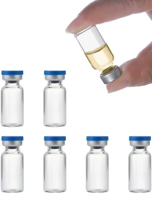 3ml Glass Vials for Injections, Self-Healing Injection Port, Sterile Empty Vials for Injections with Sealed Cap (50 Pack) 3ml Glass Vials for Injections, Self-Healing Injection Port, Sterile Empty Vials for Injections with Sealed Cap (50 Pack)